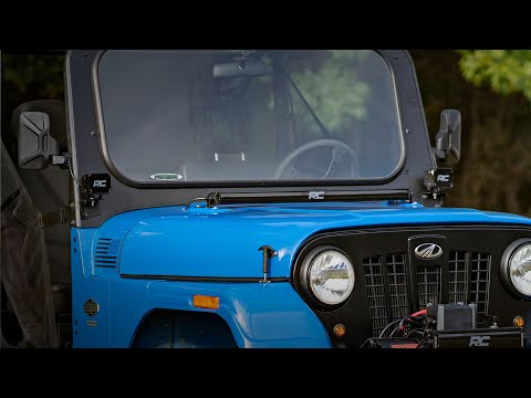 99003 LED Light - Hood Mount - 30" Black Single Row - Mahindra Roxor (19-21) Rough Country Canada