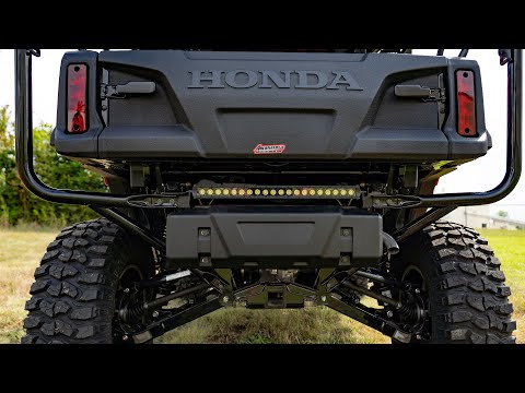 92006 LED Light - Under Bed Mount - 20" Black Single Row - Honda Pioneer 1000 (16-22) Rough Country Canada