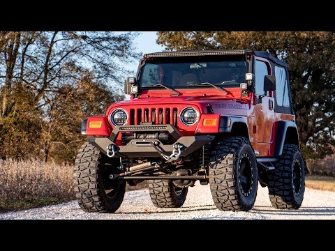 10595 Front Bumper - Rock Crawler - Jeep Wrangler TJ 4WD (1997-2006) Rough Country Canada
