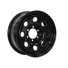 Load image into Gallery viewer, 2502 - Enthuze Steel Wheel 18X8 8X180 ET 25mm Bore 124.1 Black - Enthuze Wheels Canada