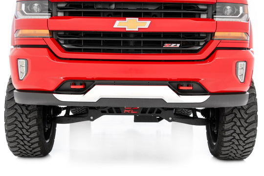 RS134 Tow Hooks - Forged - Red - Chevy Silverado 1500 2WD/4WD (2014-2018) Rough Country Canada