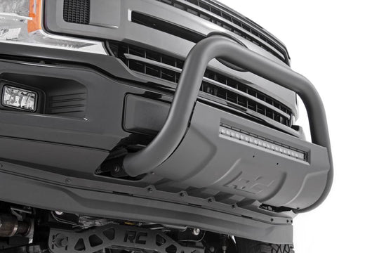 B-F4041 Black LED Bull Bar - Ford Expedition (03-23)/F-150 (04-23) 2WD/4WD Rough Country Canada
