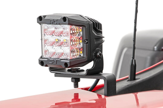 70845 LED Light - Ditch Mount - 3" OSRAM - Wide - Chevy Silverado 1500 (19-23) Rough Country Canada