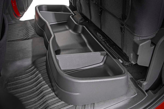 RC09031 Under Seat Storage - Crew Cab - Chevy/GMC 1500/2500HD/3500HD 2WD/4WD Rough Country Canada