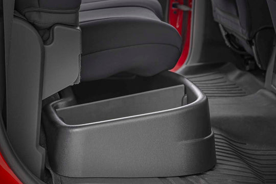 RC09031 Under Seat Storage - Crew Cab - Chevy/GMC 1500/2500HD/3500HD 2WD/4WD Rough Country Canada