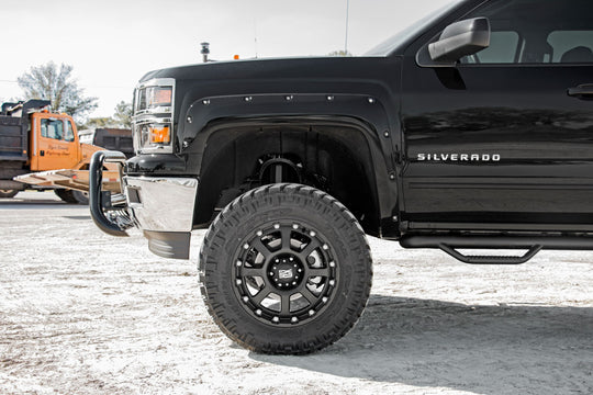 F-C11413 Pocket Fender Flares - 5.8 Ft Bed - Chevy Silverado 1500 (14-15) Rough Country Canada