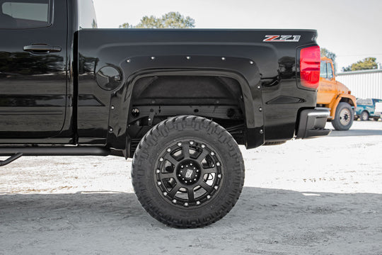 F-C11413 Pocket Fender Flares - 5.8 Ft Bed - Chevy Silverado 1500 (14-15) Rough Country Canada