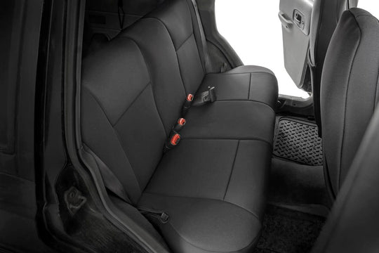 91023 Seat Covers - Detachable Headrest FR & RR - Jeep Cherokee XJ (97-01) Rough Country Canada