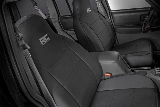 91023 Seat Covers - Detachable Headrest FR & RR - Jeep Cherokee XJ (97-01) Rough Country Canada