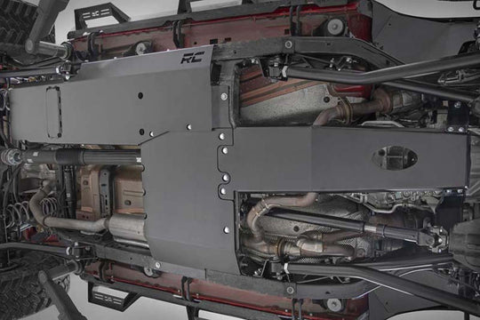 10616 Skid Plate Combo - 3.6L - Engine - T-Case - Jeep Wrangler JL (18-19) Rough Country Canada