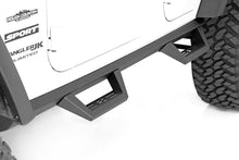 Load image into Gallery viewer, 90765B Contoured Drop Steps - 4 Door - Jeep Wrangler JK 2WD/4WD (07-18) Rough Country Canada