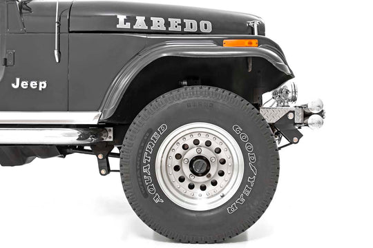 5059 Front Shackle Reversal Kit - Jeep CJ 7 4WD (1976-1986) Rough Country Canada