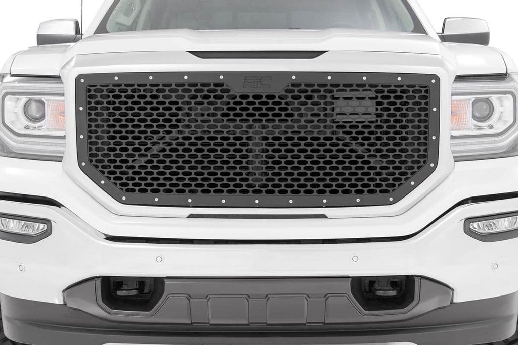 70156 Mesh Grille - GMC Sierra 1500 2WD/4WD (2016-2018) Rough Country Canada