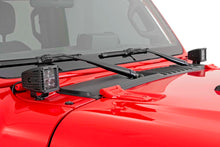 Charger l'image dans la galerie, 70062 LED Light - Cowl Mnt - 2" Black Pair - Jeep Gladiator JT/Wrangler 4xe/Wrangler JL (18-23) Rough Country Canada
