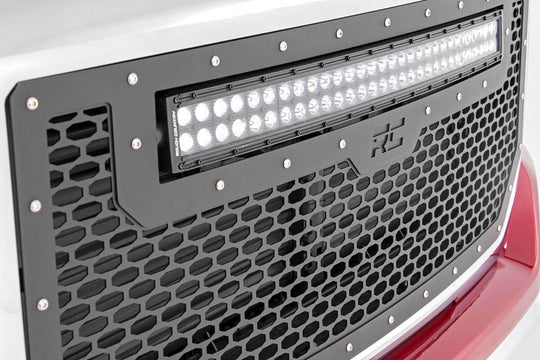 70158 Mesh Grille - 30" Dual Row LED - Black - GMC Sierra 1500 (16-18) Rough Country Canada