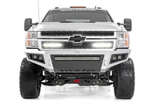 Charger l&#39;image dans la galerie, 70155 Mesh Grille - 12&quot; Single Row LED Pair - Black - Chevy Silverado 2500 HD/3500 HD (11-14) Rough Country Canada