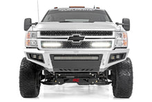 Load image into Gallery viewer, 70155 Mesh Grille - 12" Single Row LED Pair - Black - Chevy Silverado 2500 HD/3500 HD (11-14) Rough Country Canada