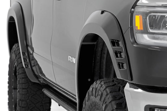 F-D319201-PXJ SF1 Fender Flares - Black - Ram 1500 2WD/4WD (2019-2023) Rough Country Canada