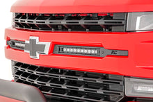 Charger l'image dans la galerie, 70818 LED Light - Grille Mount - 10" Chrome Slimline Pair - Chevy Silverado 1500 (19-23) Rough Country Canada