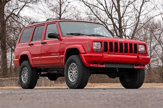 670X70 3 Inch Lift Kit - SII - RR AAL - V2 Shocks - Jeep Cherokee XJ (84-01) Rough Country Canada