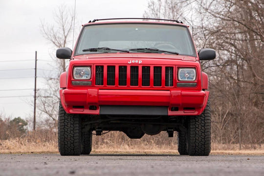 670X70 3 Inch Lift Kit - SII - RR AAL - V2 Shocks - Jeep Cherokee XJ (84-01) Rough Country Canada