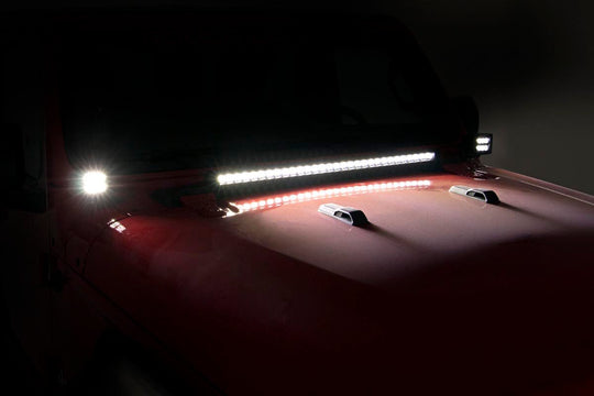 80052 LED Light - Hinge Mnt - 2 " Spectrum Pair - Jeep Gladiator JT/Wrangler 4xe/Wrangler JL (18-23) Rough Country Canada