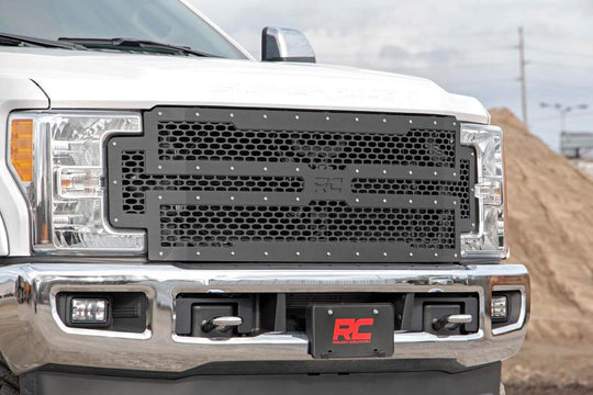 70213 Mesh Grille - Ford Super Duty 2WD/4WD (2017-2019) Rough Country Canada