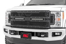 Load image into Gallery viewer, 70216 Mesh Grille - 12" Dual Row LED - Black - Ford Super Duty (17-19) Rough Country Canada
