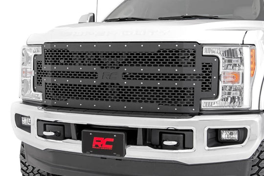 70213 Mesh Grille - Ford Super Duty 2WD/4WD (2017-2019) Rough Country Canada