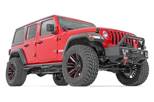 RCJ1866 Nerf Steps - Wheel to Wheel - 4 Door - Jeep Wrangler JL 4WD (18-23) Rough Country Canada