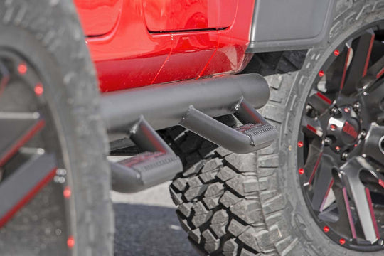 RCJ1866 Nerf Steps - Wheel to Wheel - 4 Door - Jeep Wrangler JL 4WD (18-23) Rough Country Canada