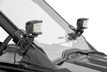 Load image into Gallery viewer, 93076 LED Light - A Pillar Mount - 2" Black Pair - Spot - Polaris RZR PRO XP (20-21) Rough Country Canada