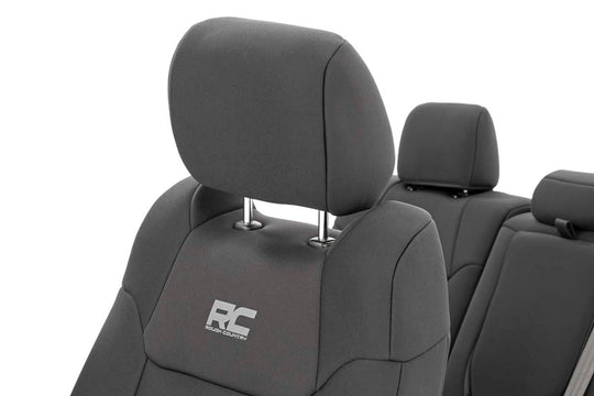 91027A Seat Covers - FR w/ Console Cover and Rear - Toyota Tundra (14-21) Rough Country Canada