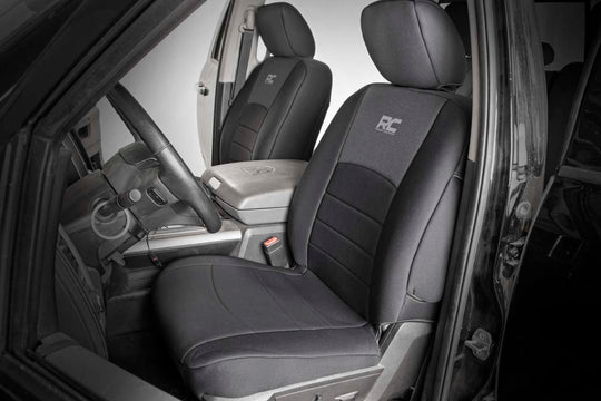 91028 Seat Covers - Front Bucket Seats - Ram 1500 (09-18)/2500 (10-18) Rough Country Canada