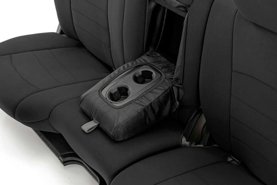 91029 Seat Covers - FR Bucket RR w/Arm Rest - Ram 1500 (09-18)/2500 (10-18) Rough Country Canada