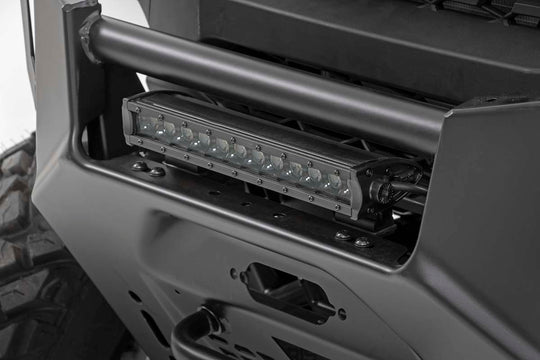 93014 LED Light - Bumper Mount - 12" Black Single Row - Polaris Ranger 1000XP/900XP (19-20) Rough Country Canada