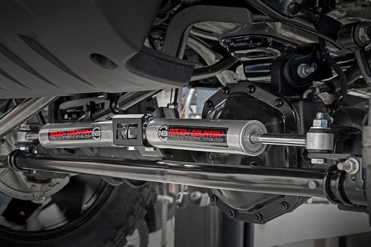 87304 N3 Steering Stabilizer - Dual - 2.5-8 Inch Lift - Jeep Gladiator JT (20-22)/Wrangler JL (18-23) Rough Country Canada