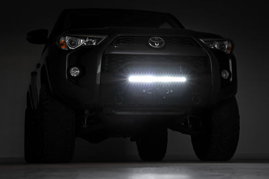 10744 Front Bumper - Hybrid - 20" Blk LED - Toyota 4Runner 2WD/4WD (14-23) Rough Country Canada