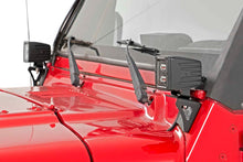 Charger l'image dans la galerie, 6003 Light Mounts - Lower Windshield - Jeep Wrangler TJ 4WD (1997-2006) Rough Country Canada