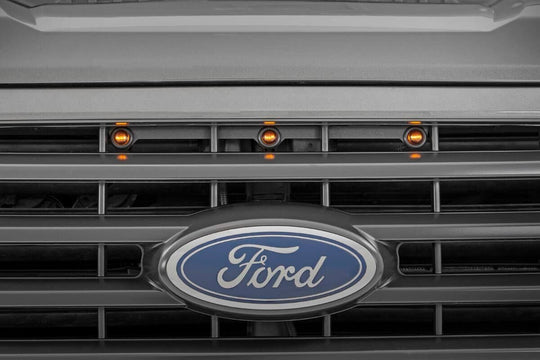 70201 LED Light - OEM Grill Mount - Amber Marker - Ford F-150 (15-17) Rough Country Canada