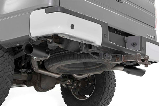 96010 Performance Cat-Back Exhaust - V8 Engines - Ford F-150 (09-14) Rough Country Canada