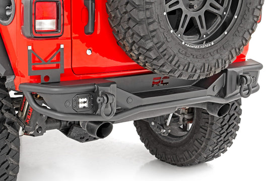 10648 Rear Bumper - Tubular - Jeep Wrangler 4xe (21-23)/Wrangler JL (18-23) Rough Country Canada