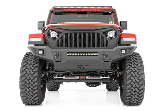 10635 Front Bumper - Skid Plate - Jeep Gladiator JT/Wrangler 4xe/Wrangler JL (18-23) Rough Country Canada
