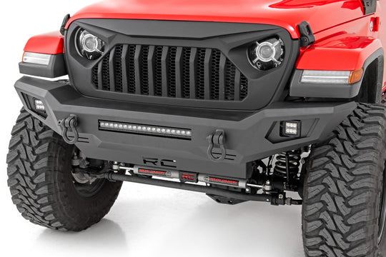 10635 Front Bumper - Skid Plate - Jeep Gladiator JT/Wrangler 4xe/Wrangler JL (18-23) Rough Country Canada