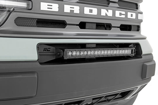 71035 LED Light - Bumper Mount - 20" Chrome Single Row - Ford Bronco Sport (21-23) Rough Country Canada