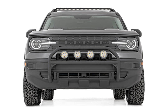 51044 Nudge Bar - 4 Inch Round Led (x4) - Ford Bronco Sport 4WD (21-23) Rough Country Canada