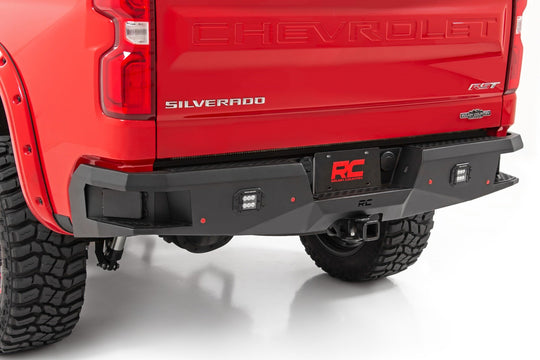 10758 Rear LED Bumper - Chevy Silverado 1500 2WD/4WD (2019-2022) Rough Country Canada