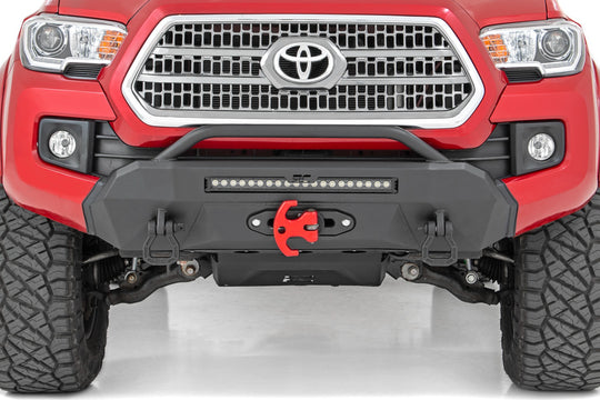 10724 Front Bumper - Hybrid - 20" Blk DRL LED - Toyota Tacoma (16-23) Rough Country Canada