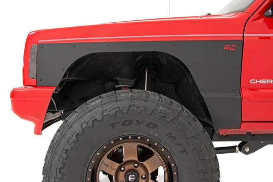 10581 Full Body Armor - FR & RR Combo - Jeep Cherokee XJ 2WD/4WD (97-01) Rough Country Canada