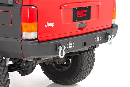 110504 Rear Bumper - Jeep Cherokee XJ 2WD/4WD (1984-2001) Rough Country Canada